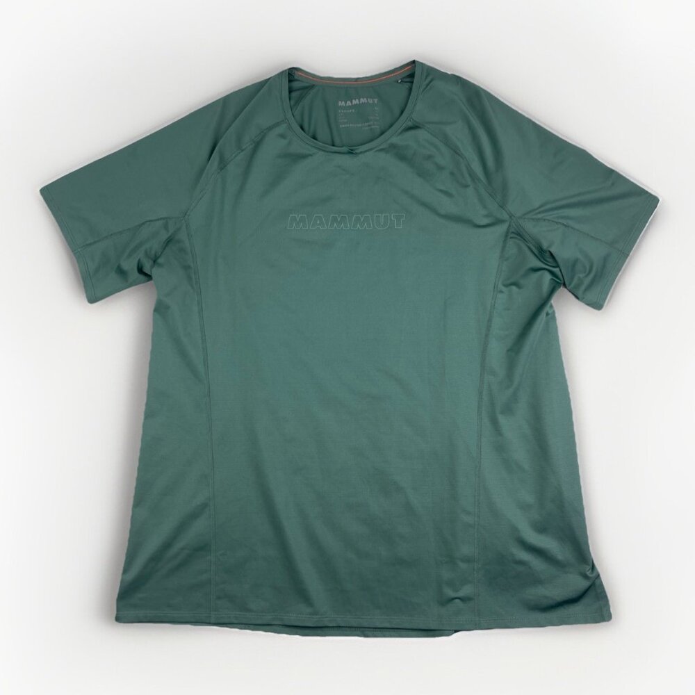 Mammut Mens Selun FL Logo T-Shirt Jade green - UPF 50+ Sz XL Performance  shirt